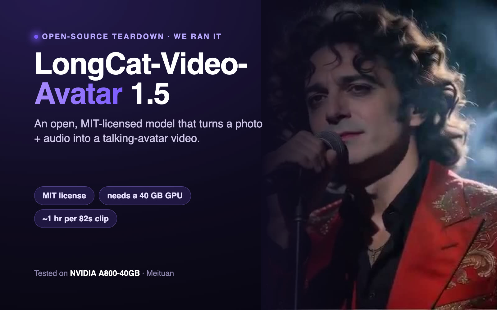 LongCat-Video-Avatar 1.5：我们实测了这款开源口播头像视频模型