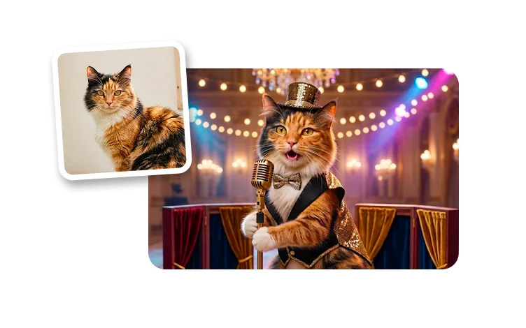AI猫咪视频生成器