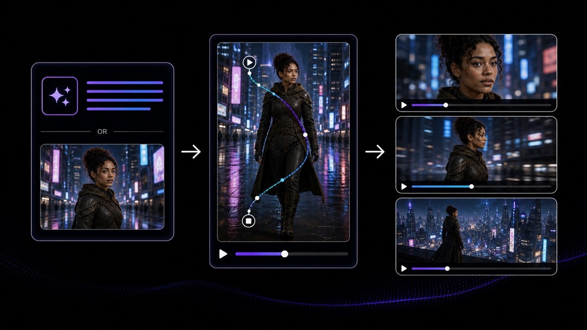 如何从文本生成 AI 视频——VisionStory 分步指南